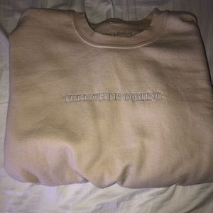 Ariana Grande The Light Is Coming Crewneck
